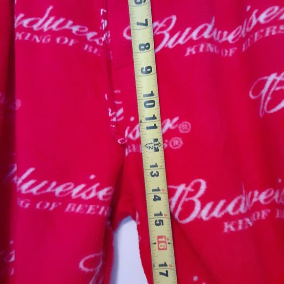 Budweiser logo Allover Microfleece Lounge Pajama Pants 2X-Large - Picture 8 of 9